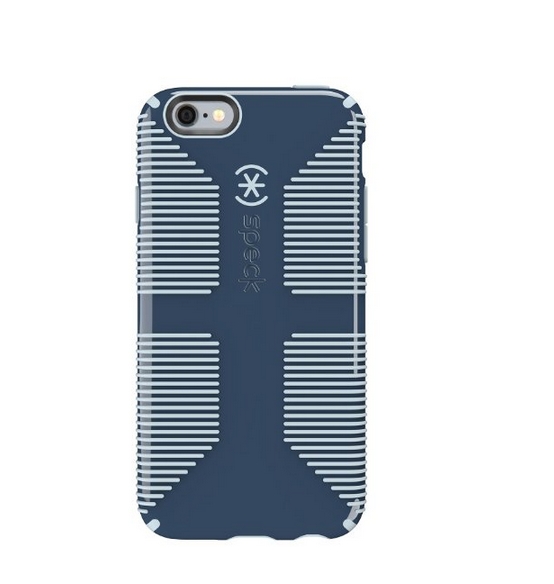 Speck Products CandyShell Grip Case for iPhone 6 6S - Retail Packaging- Shadow Blue Nickel Grey